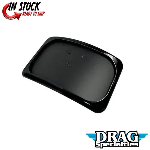 Drag Specialties Black Small Radius License Plate Mount Assembly 3-Bolt Mount
