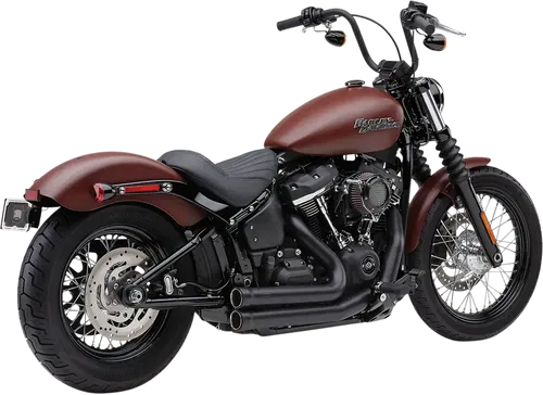 COBRA 909 Exhaust - Black - '18-'20 Softail 6712B