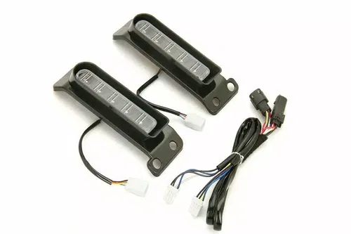 Auxiliary Saddlebag LED Lamp Kit for Harley Davidson by V-Twin