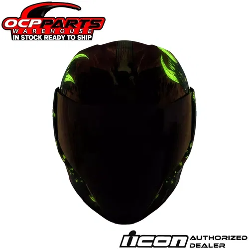 ICON MOTO AIRFLITE BLEGH GLOW-IN-THE-DARK MIPS MOTORCYCLE HELMET - PICK SIZE