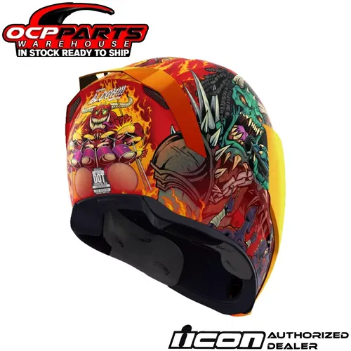 ICON MOTO AIRFLITE BLEGH GLOW-IN-THE-DARK MIPS MOTORCYCLE HELMET - PICK SIZE