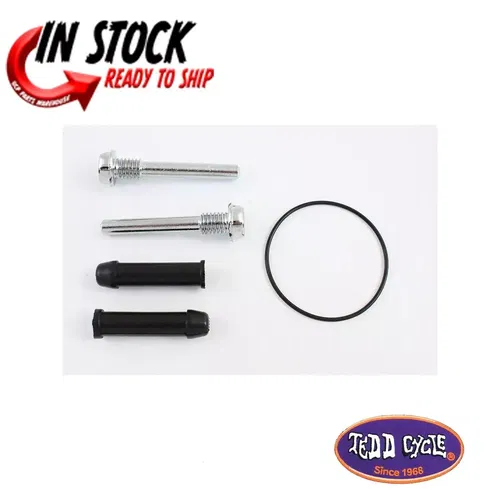 Torx Head Mount Set for Rear Brake Caliper Chrome for Harley Davidson by V-Twin