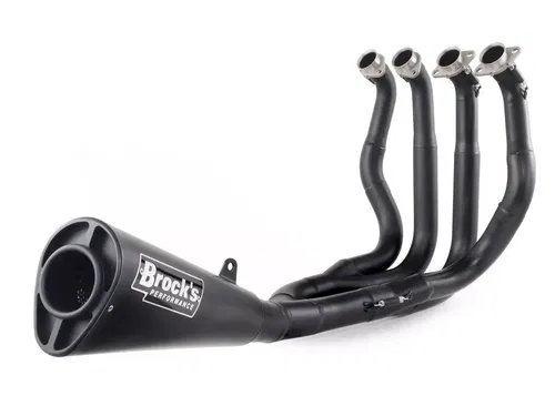 BROCKS ALIEN HEAD 2 BLACK 14" MUFFLER  2022-2025 HAYABUSA