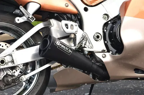 BROCKS ALIEN HEAD 2 BLACK 14" MUFFLER  2022-2025 HAYABUSA