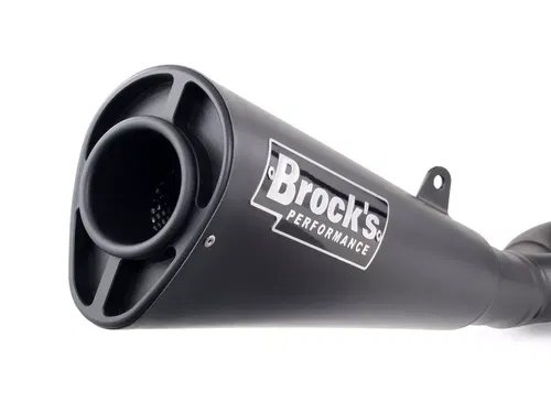 BROCKS ALIEN HEAD 2 BLACK 14" MUFFLER  2022-2025 HAYABUSA