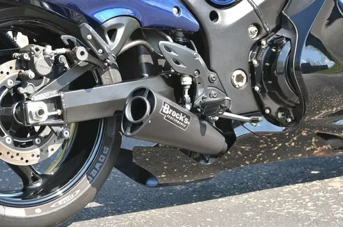 BROCKS ALIEN HEAD 2 BLACK 14" MUFFLER  2022-2025 HAYABUSA