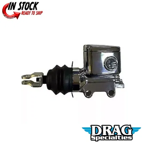 DRAG SPECIALTIES 1731-0762 Chrome Rear Brake Master Cylinder for 18-22 Softails
