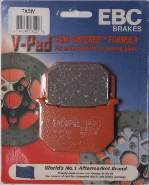EBC Semi-Sintered V Brake Pads FA51V