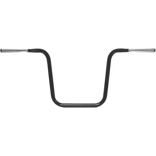LA Choppers Gloss Black 1-1/4" 16" Hefty Ape Hanger Handlebars fits Harley