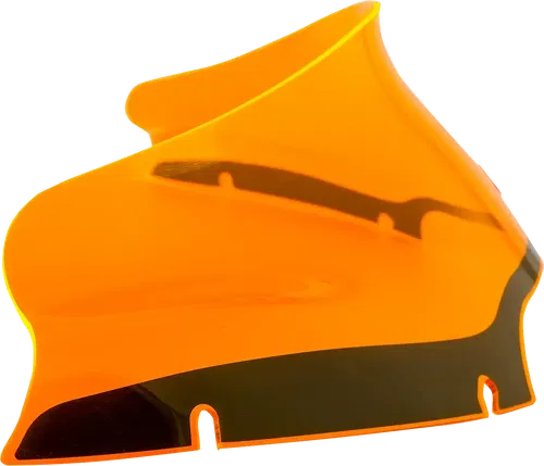KLOCK WERKS Kolor Flare* Windshield - Fits 6" - Orange Ice - FLTR KWW-01-0628