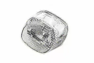 V-Twin Tail Lamp Lens Laydown Style Clear for Harley Davidson