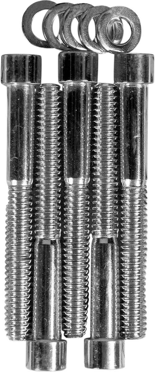 DRAG SPECIALTIES Bolt Set - Transmission Side Cover - Smooth/Socket-Head MK357S