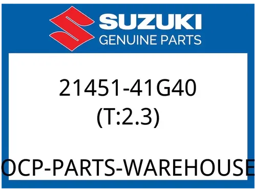 Suzuki OEM Part 21451-41G40 PLATE, CLUTCH DRIVEN NO.2