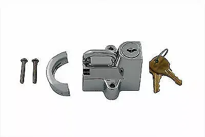 Chrome Helmet Lock for Harley Davidson by V-Twin