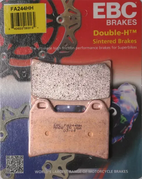 EBC Double-H Sintered Brake Pads FA244HH