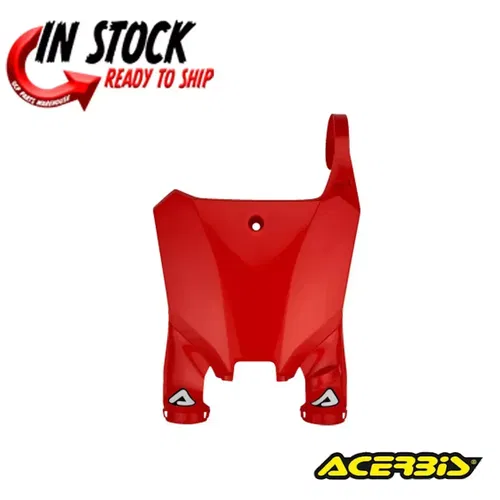 ACERBIS RAPTOR FRONT NUMBER PLATE RED HONDA 2022-24 CRF250R / 2021-24 CRF450R