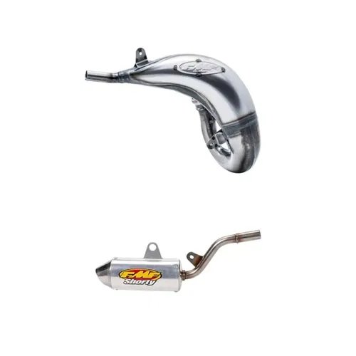 FMF FACTORY FATTY REV EXHAUST PIPE W POWERCORE 2 SHORTY SILENCER 2014-2024 KX85