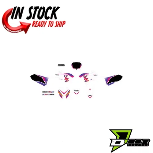 D'COR VISUALS COMPLETE RETRO  GRAPHICS KIT YAMAHA 2022-2024 YZ85