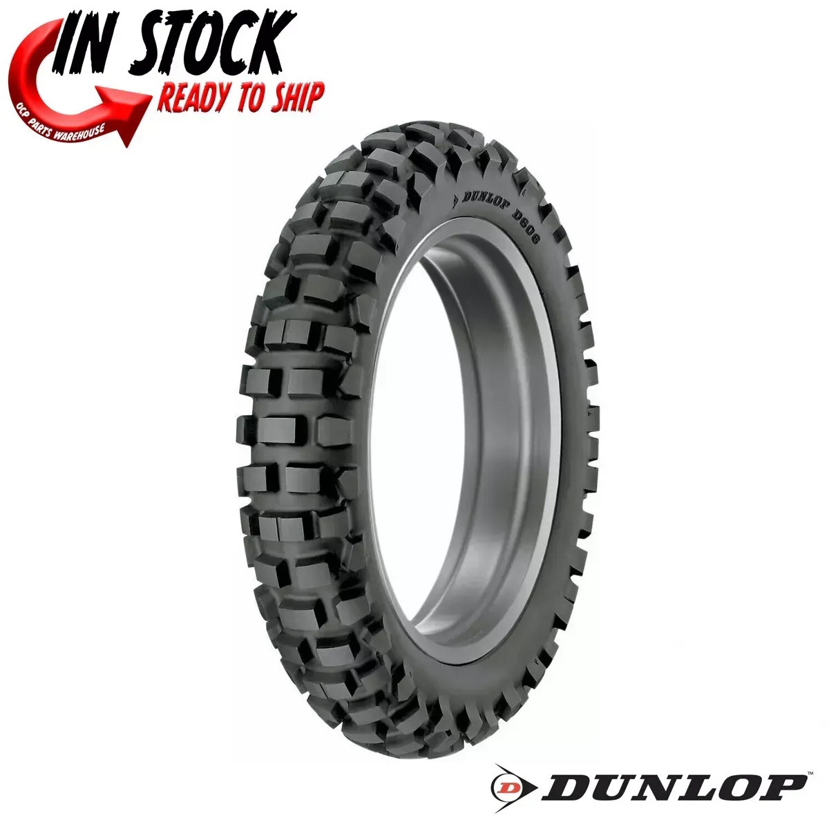 Dunlop D606 Bias Rear Tire 130/90-18 Adventure/Off-Road Sold Each 0317-0010