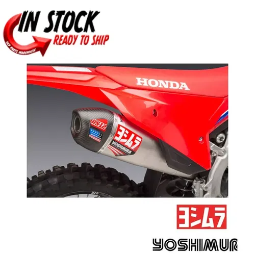 YOSHIMURA RS-12 STAINLESS SLIP-ON EXHAUST MUFFLER HONDA 22-2024 CRF250R CRF250RX