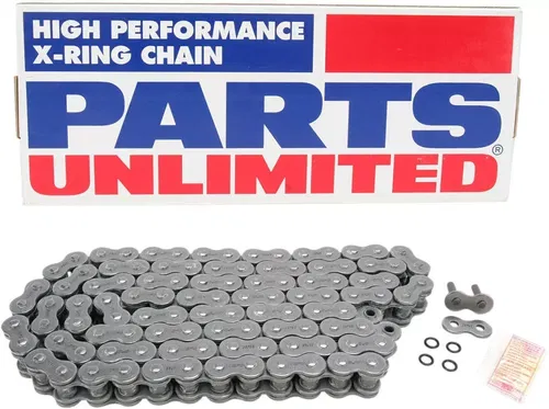 PARTS UNLIMITED 530 Pro Series Motorcycle X-Ring Chain (Natural) 110 Links