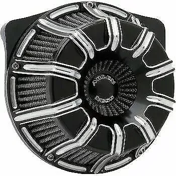 Arlen Ness Black 10-Gauge Inverted Series Air Cleaner Kit for Sportster