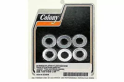 Chrome Flat Washer 7/16 for Harley Davidson by V-Twin