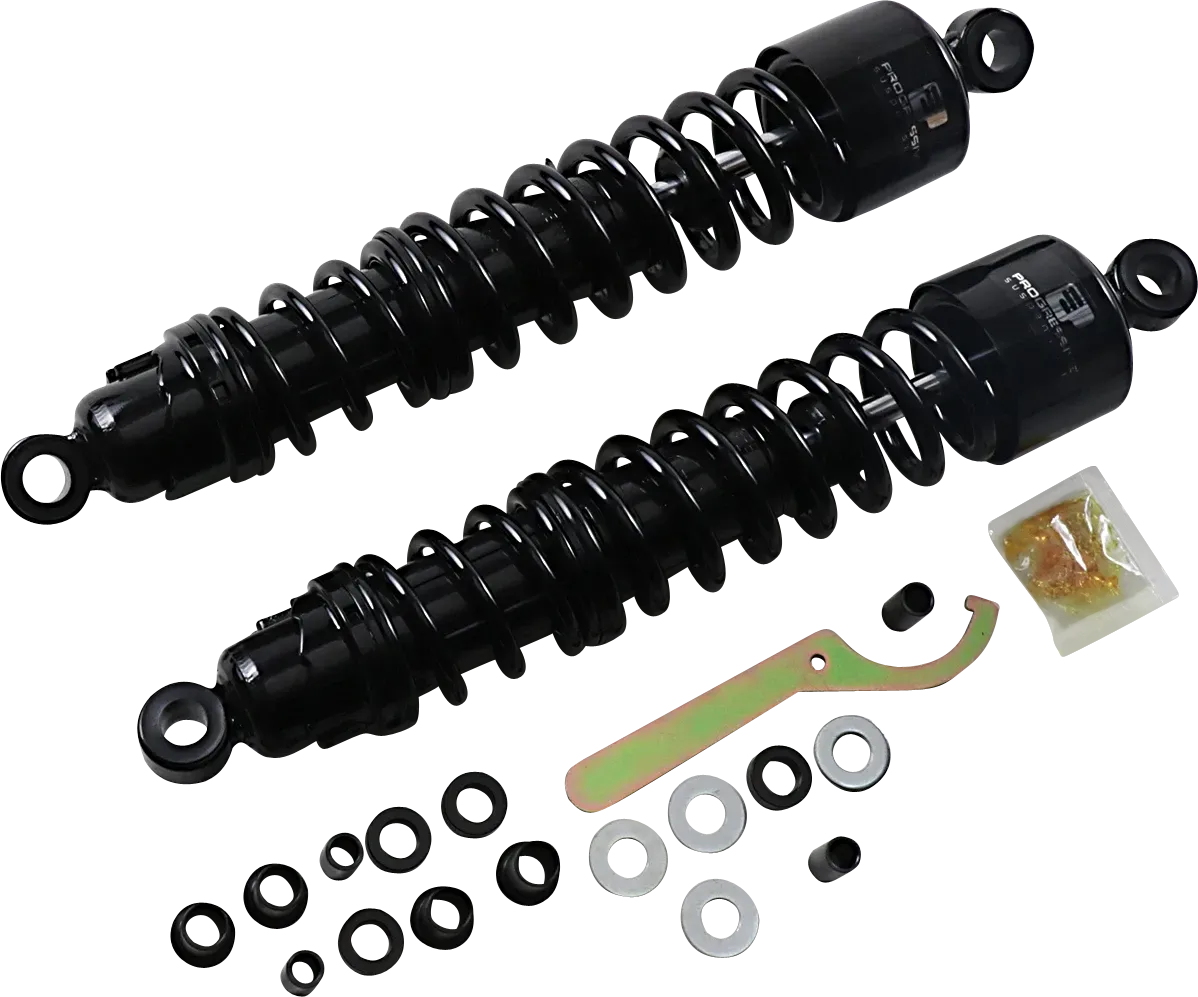 【公式】アクセサリーの激安通販 413 SUSPENSION PROGRESSIVE Series Duty Heavy - Black - Shock パーツ
