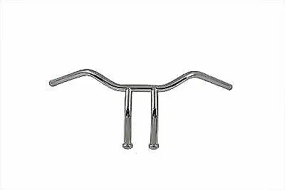 8" Riser Handlebar without Indents for Harley Davidson by V-Twin