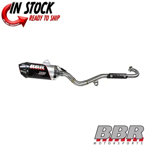 BBR D3 FULL EXHAUST 1985-2023  XR80/CRF80/XR100/CRF100  240-HXR-1031 AL-SS-CF
