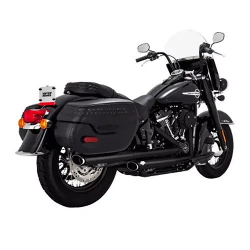 VANCE & HINES TWIN SLASH SLIP-ON MUFFLERS 2018-2024 SOFTAIL HERITAGE CLASSIC 114