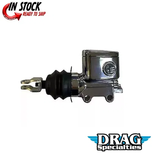 DRAG SPECIALTIES 1731-0762 Chrome Rear Brake Master Cylinder for 18-22 Softails