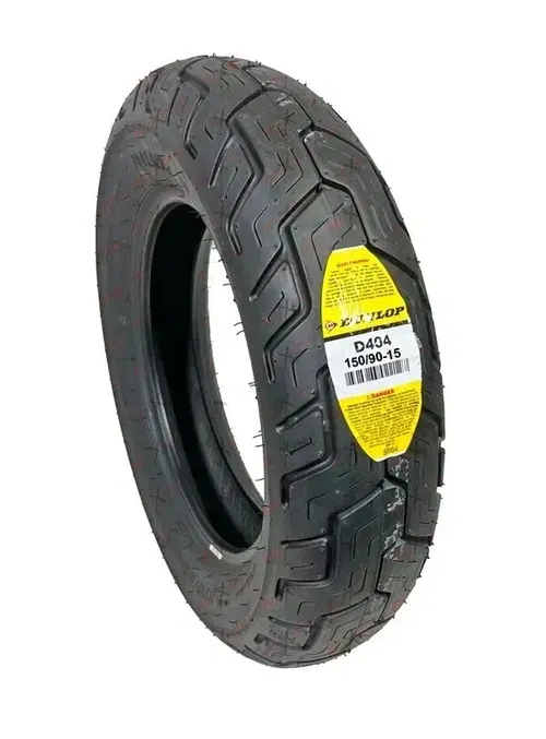 Dunlop D404 130/90-16 150/90-15 Motorcycle Tires Front Rear Set Tire