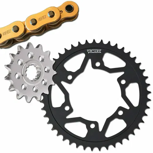 Vortex Honda VFR750F 1990-1997 V3 2.0 Gold Chain Sprocket Kit 16-43 G530SX3