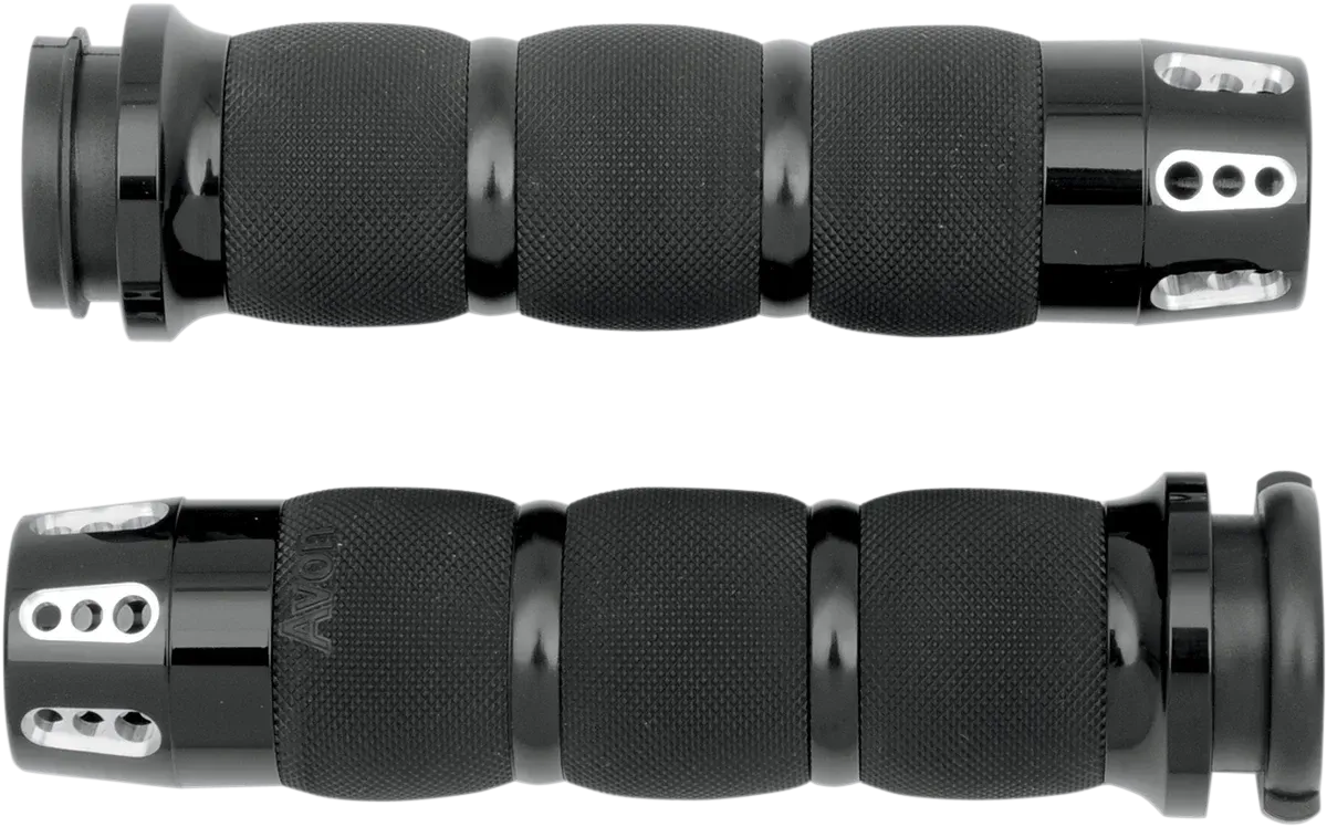 AVON GRIPS Gatlin Fits Air Cushioned Grips - TBW - Black Air-90-AN-FL-GA