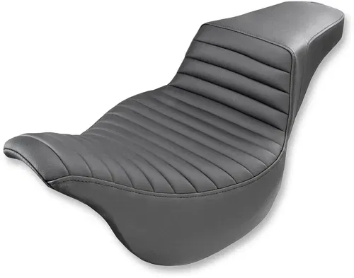 SADDLEMEN Step-Up Fits Seat - Front Tuck-n-Roll - Black - FL '08-'24 808-07B-171