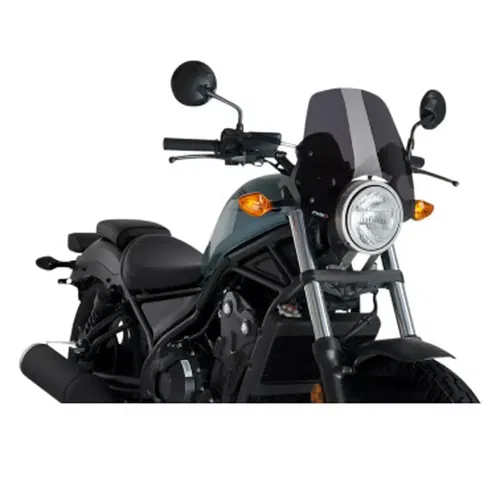 PUIG NEW GENERATION WINDSHIELD DARK SMOKE 2019-2020 REBEL 300 /17-2024 REBEL 500