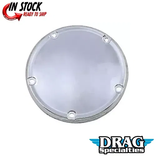 DRAG SPECIALTIES 1107-0662 Chrome Derby Cover for 19-22 Softail