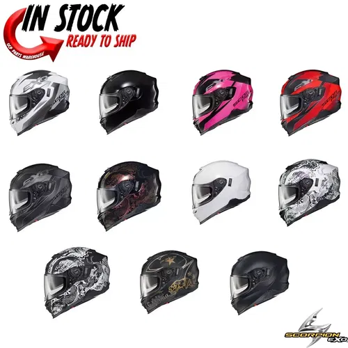 2025 SCORPION EXO-T520 FULL FACE MOTORCYCLE HELMET - PICK SIZE & COLOR