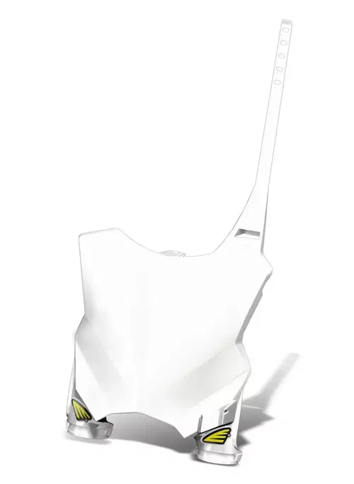 Cycra White Stadium Front Number Plate For Kawasaki KX 250 F 2017, 450 16-17