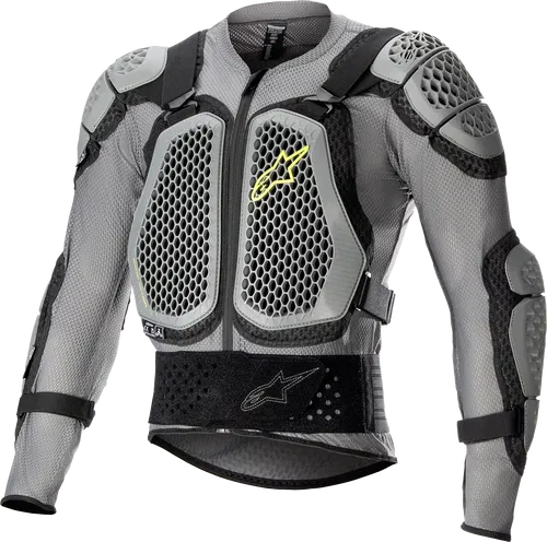 ALPINESTARS Bionic Action V2 Protection Jacket - Fits Gray/BLack/YeLLow - Large
