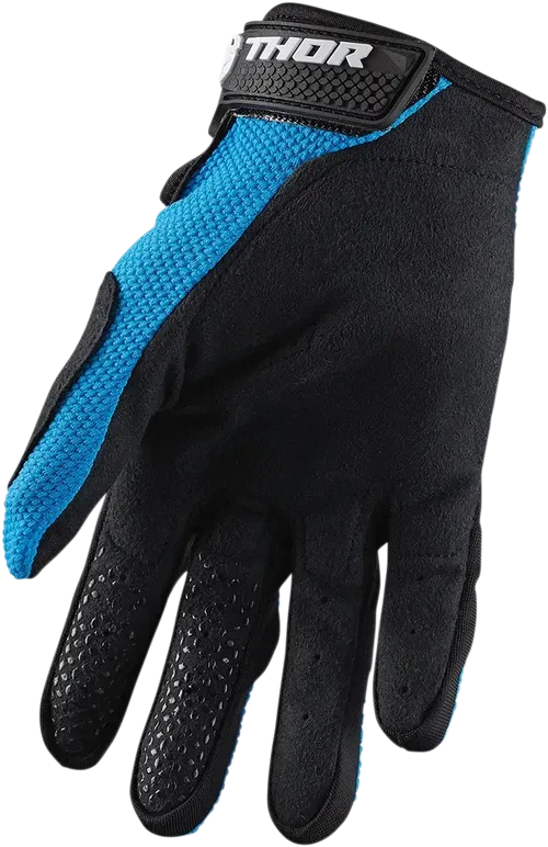 THOR Youth Sector Gloves - Blue/Black - Large 3332-1520