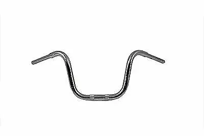 10" Ape Hanger Handlebar with Indents Chrome for Harley Davidson by V-Twin