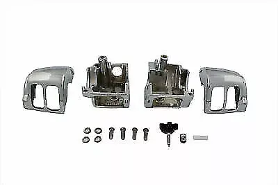 Handlebar Control Switch Housing Kit Chrome for Harley Davidson by V-Twin