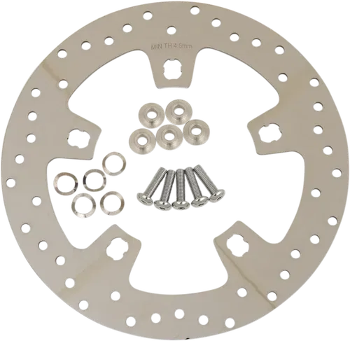 DRAG SPECIALTIES Front Rotor - Fits 11.5" - Polished B06-0206ASP