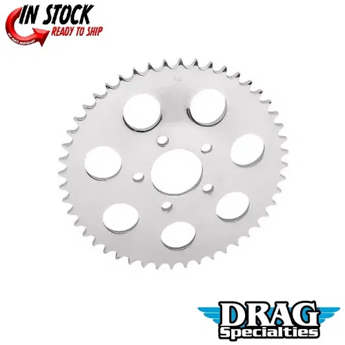 Drag Specialties 1210-0369 Chrome 530 Chain Conversion Rear Sprocket 51-Tooth