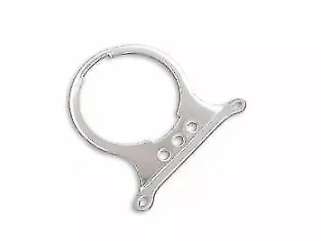 Single Gauge Mount Bracket Chrome for Harley Davidson by V-Twin 83-91 XLX FXR