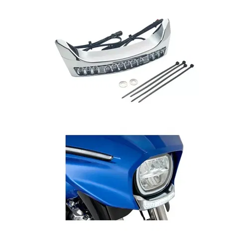 CIRO FARING LIGHT CHROME LED GOAT-E HARLEY 2023-24 CVO STREET GLIDE FLHXSE