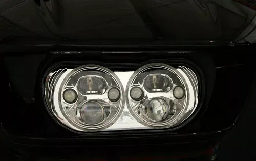 Custom Dynamics 5.75" LED Trubeam Headlamps Headlights Chrome 2001-1545