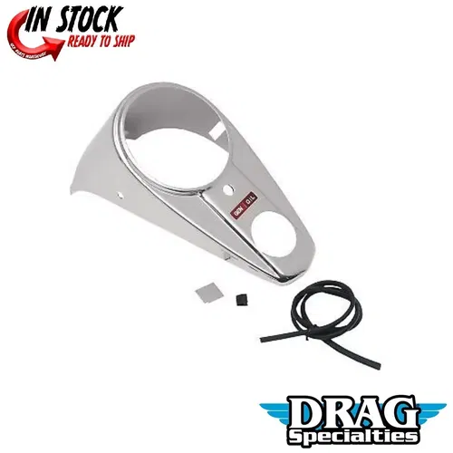 Drag Specialties DS-373636 Chrome Slot Dash Cover ONLY (Bolt sold separately)